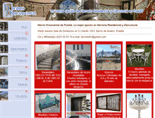 Tablet Screenshot of hierroornamental.com
